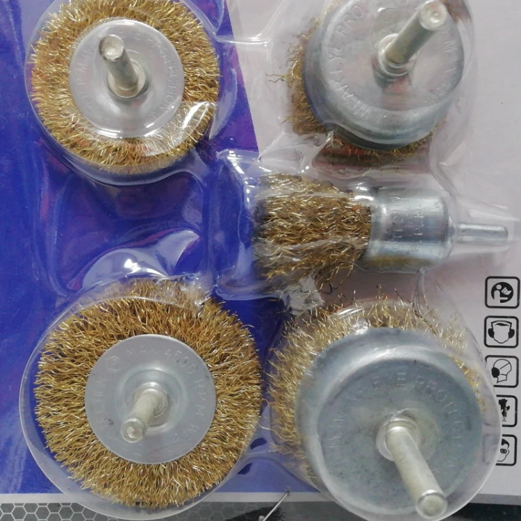 ست فرچه سیمی سردریلی ۵ عددی
